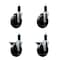 Service Caster 5'' Hard Rubber Wheel Swivel 1-1/4'' Expand Stem Caster Set 2 Brakes, 4PK SCC-EX20S514-HRS-2-PLB-2-114 - alternate 1